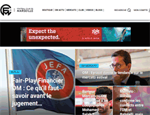 Tablet Screenshot of footballclubdemarseille.fr